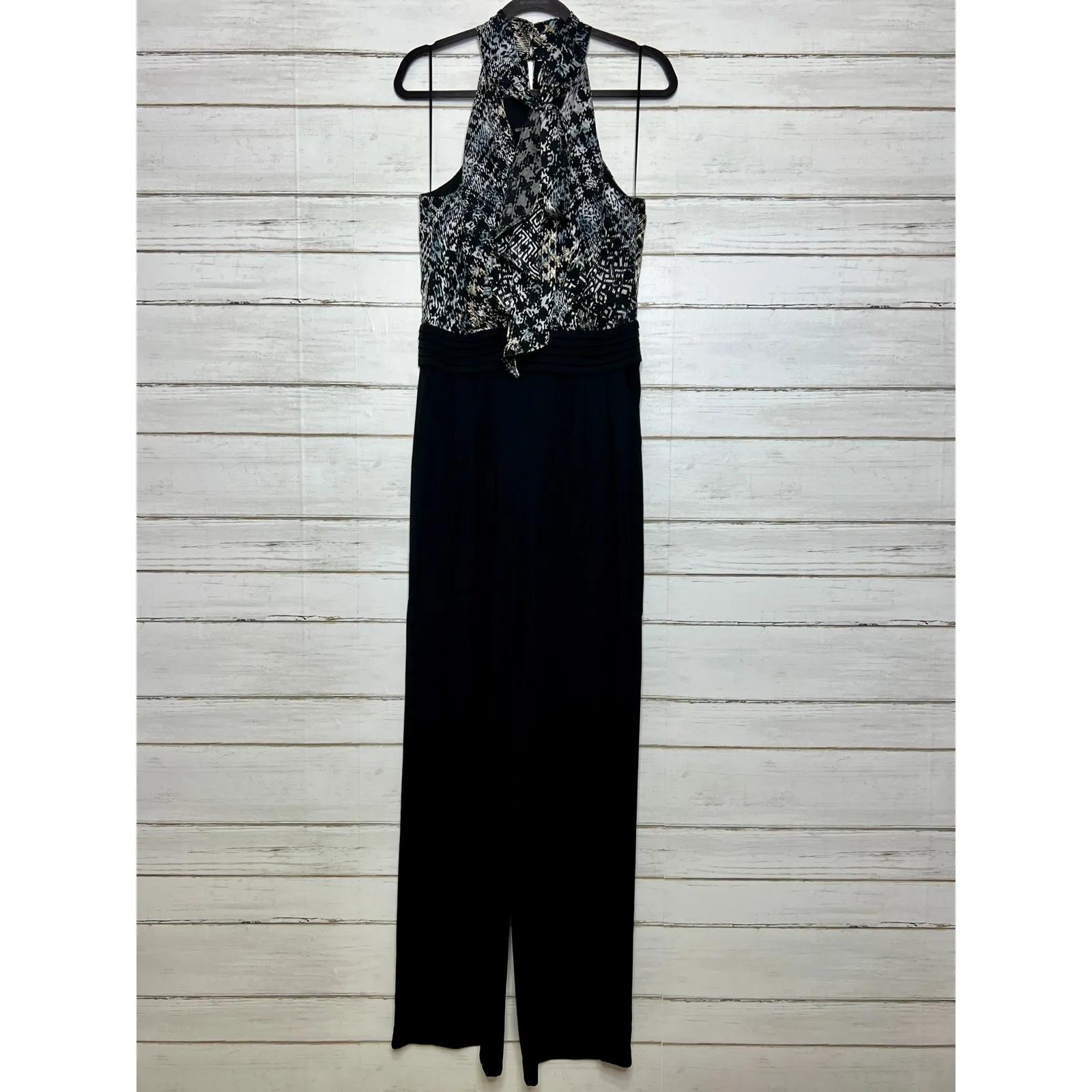 Ramy Brook Elaina Wide Leg Jumpsuit Black Size 8 - Image 5