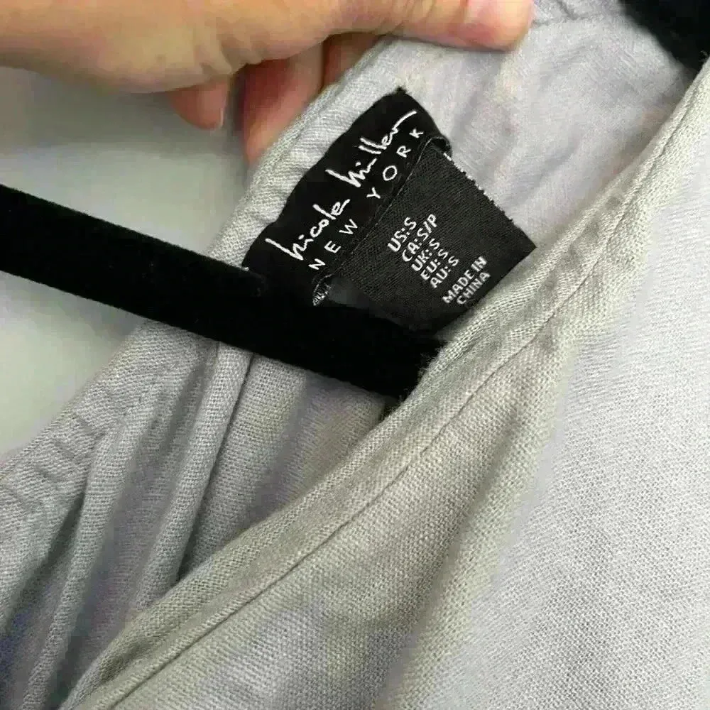 Nicole Miller One Shoulder Ruffle Trim Linen Tiered Midi Dress Size Sm - Image 3