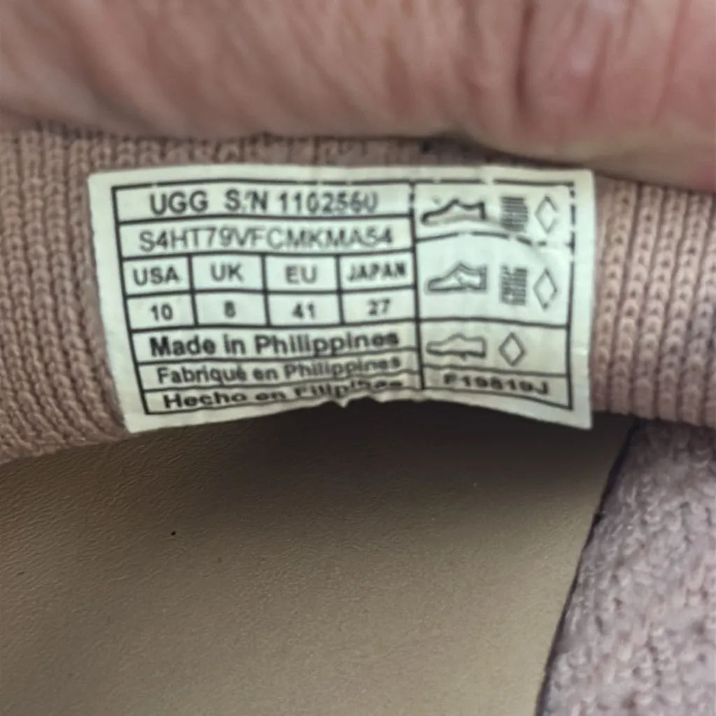 UGG ‎ Sammy Wavy Knit Sneaker Pink Size 10 - Image 8