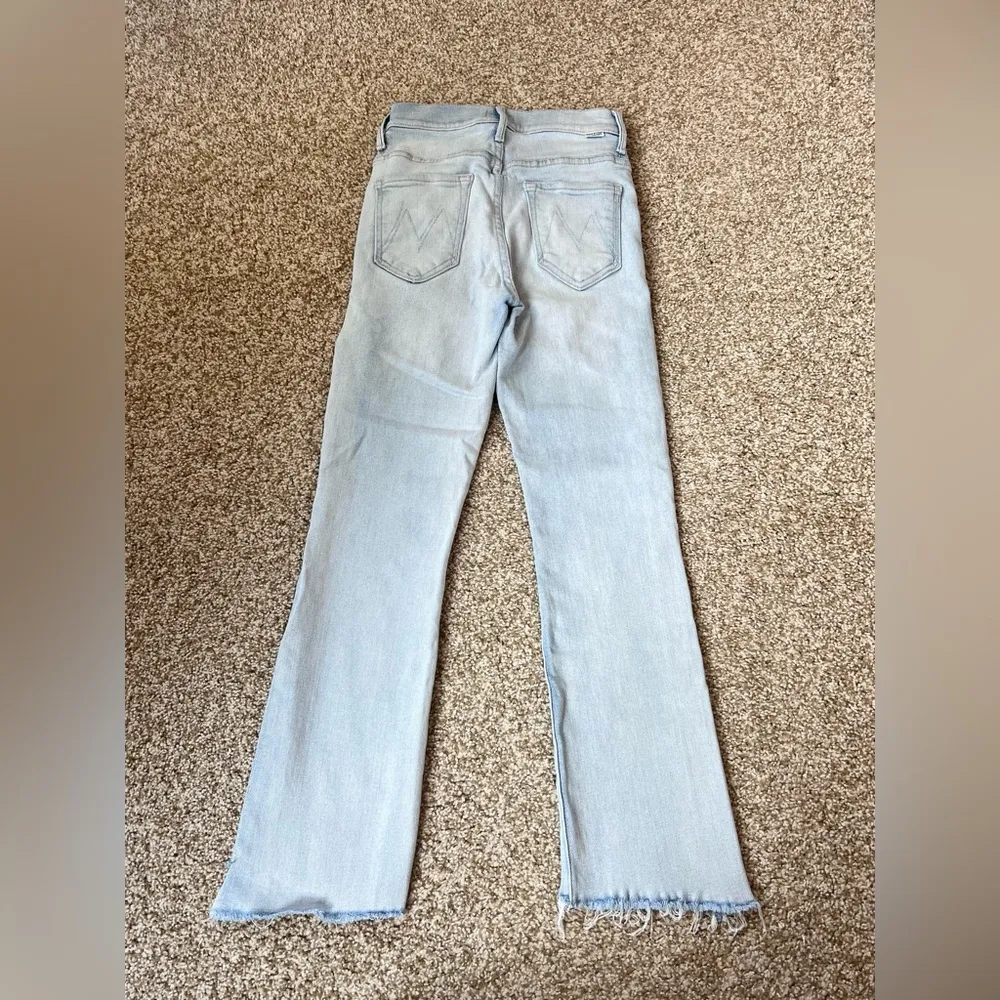 Mother The Insider Crop Step Fray in Sexico Mexico Light Wash Size 25 - Image 8