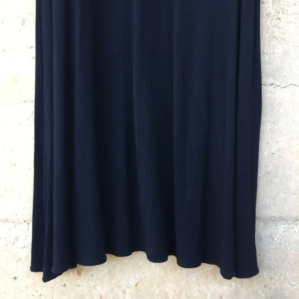 Theory Black V-Neck Jersey Knit Lorynne Dress S - Image 4