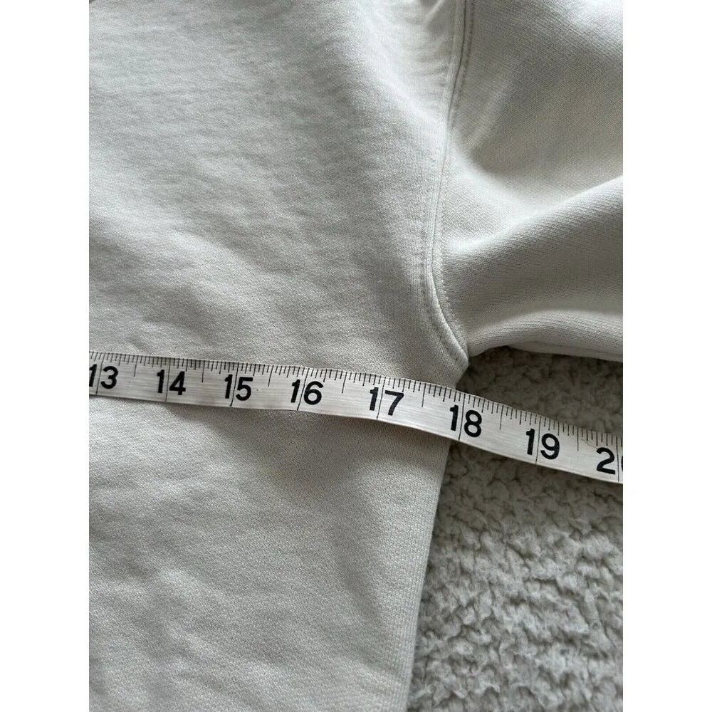 MADEWELL The McCarren Midweight Crewneck Sweatshirt Parchment Women Size XXS - Image 9