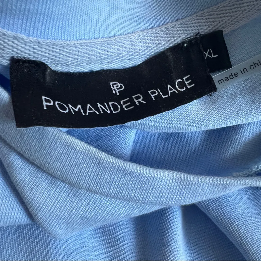 Tuckernuck Pomander Place Stella Cuff Sleeve Dress Periwinkle Blue XL - Image 7