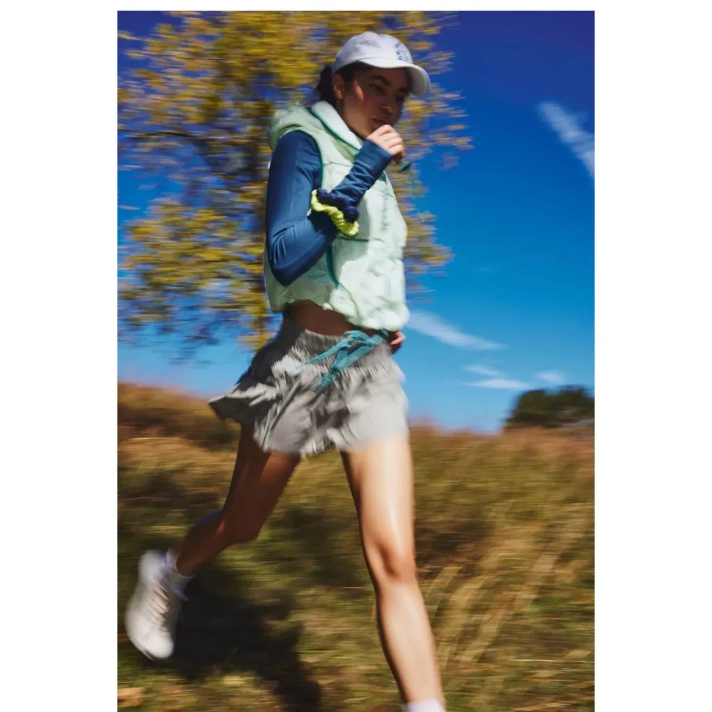 NWOT FP Movement X F P  Women's Get Your Flirt On Shorts In Sage Stone - Image 3