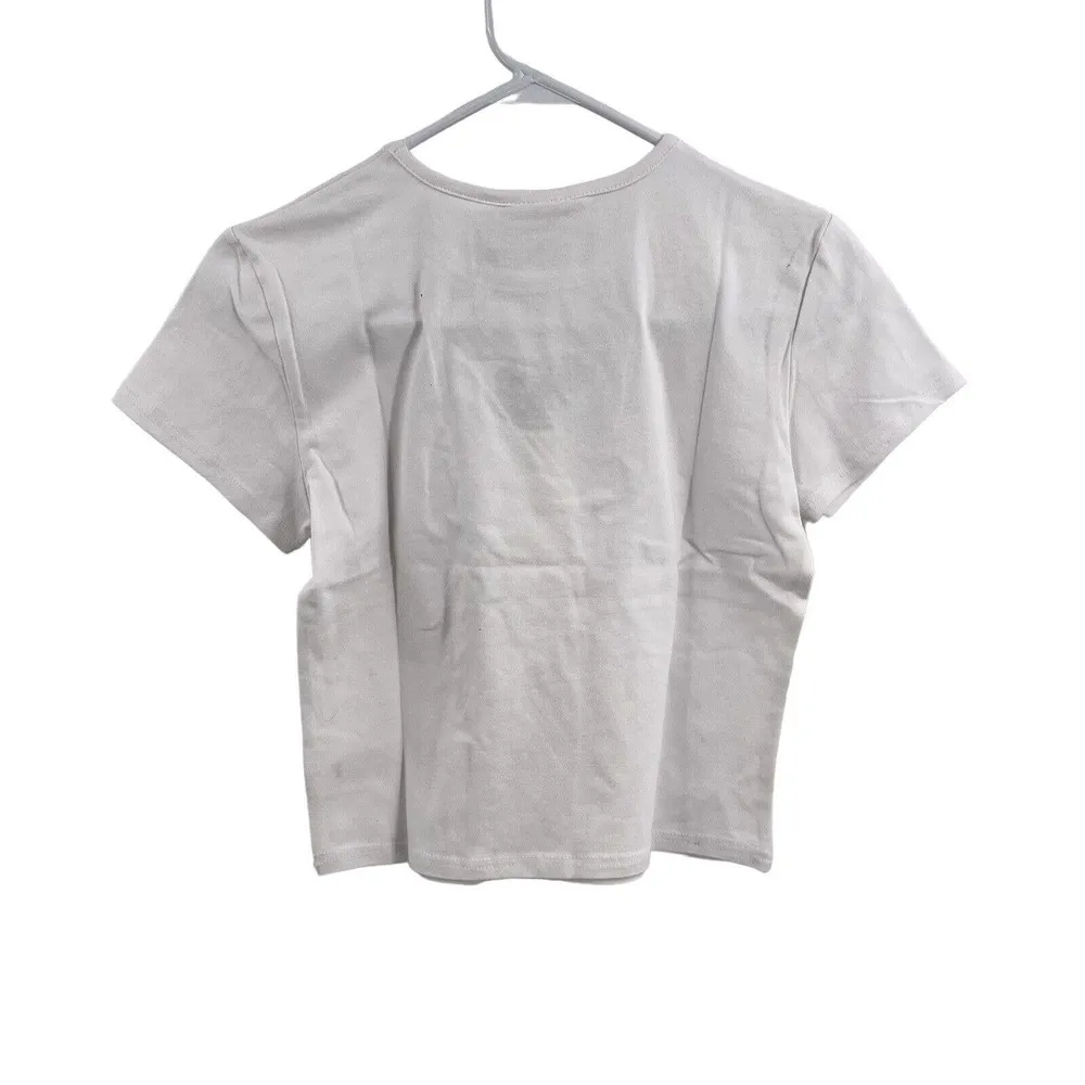 Daisy Street White Tee Floral Patch Size Small New - Image 42