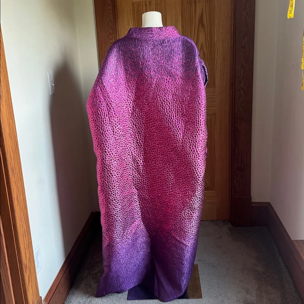 Amunyelia Purple Shimmering African Bubu Dress SIZE OS - Image 6