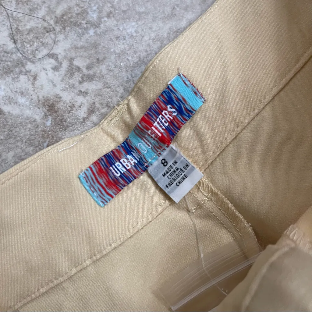 Urban Outfitters  Neutral High Rise Women’s Trouser Pants Sz‎ 8 MSRP $ 59 Yellow - Image 10