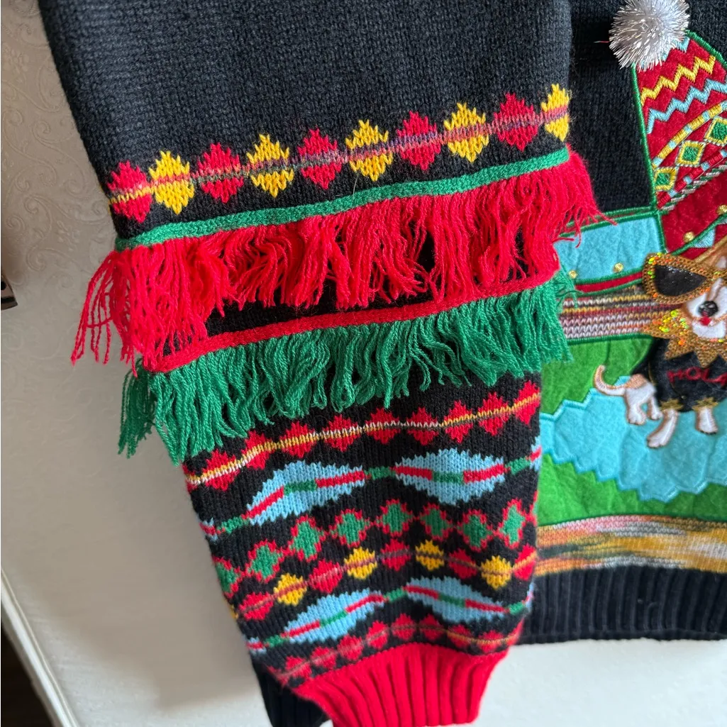 Holiday Time “Feliz Navidad” Ugly Christmas Sweater Women’s 1X (16W–18W) - Image 6