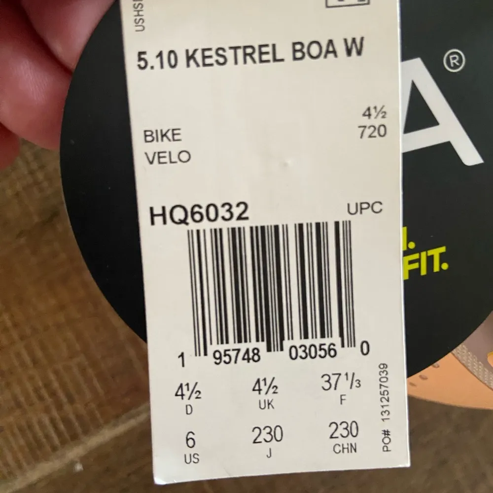 Adidas women five ten kestrel BOA mountain bike shoes cycling sand strata 6 NWT - Image 9