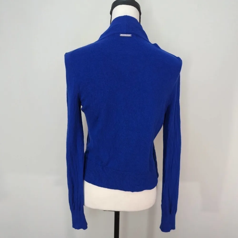 Michael Kors Women's Petite Small Royal Blue Cardigan‎ - Image 2