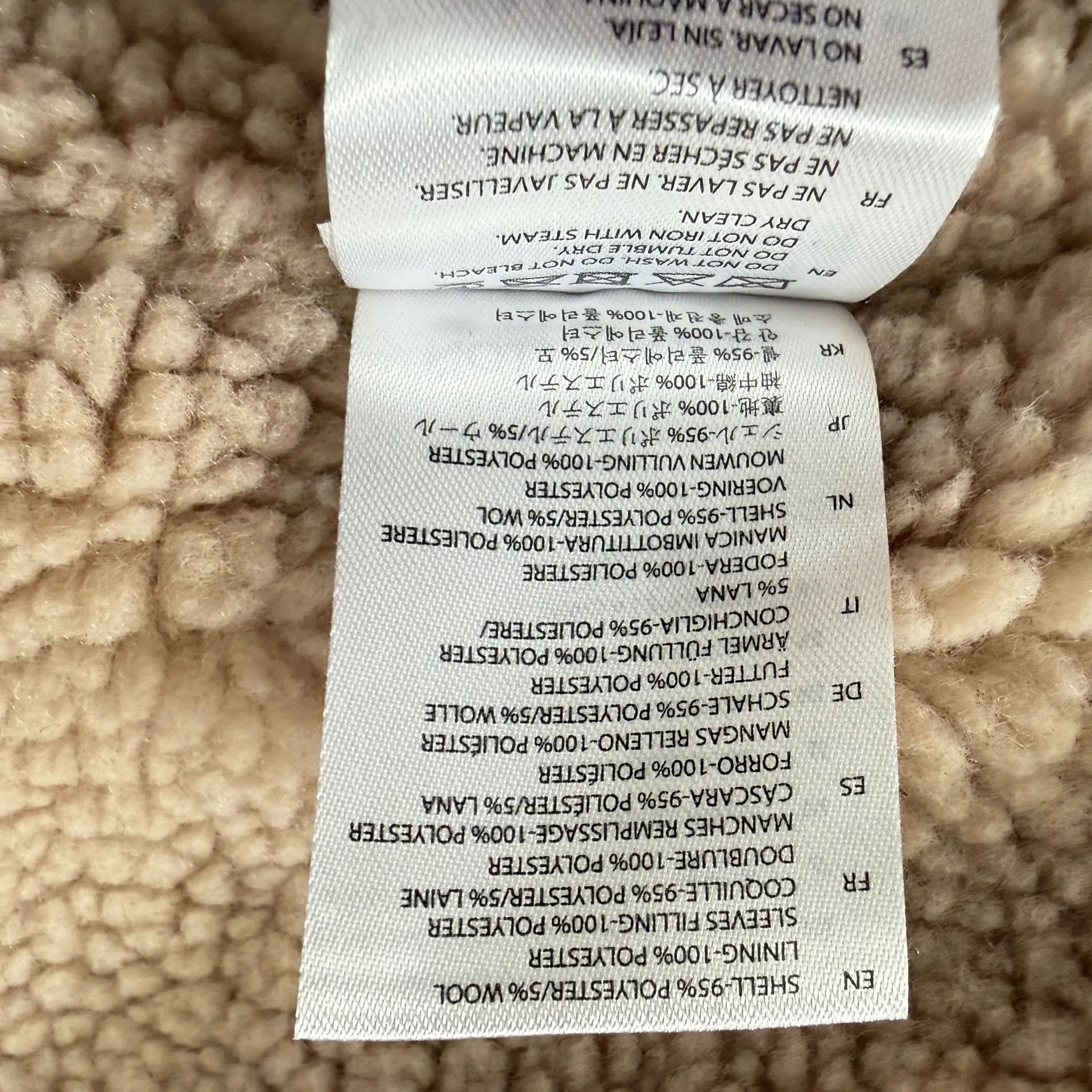 Brixton Women’s Nouvelle Houndstooth Plaid Sherpa Lined Peacoat Jacket Coat Sz S - Image 6