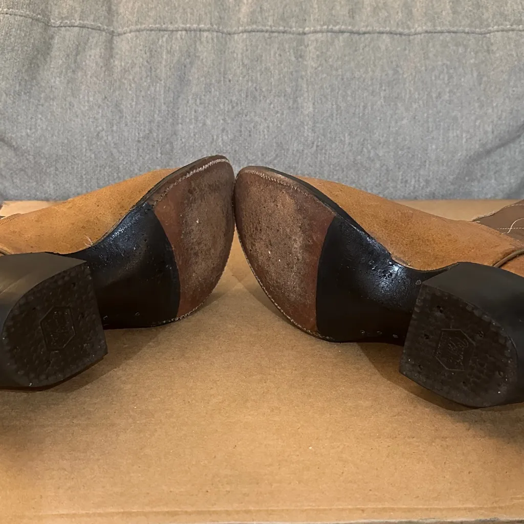 Tony Lama Rich Brown Western Boots - Image 7