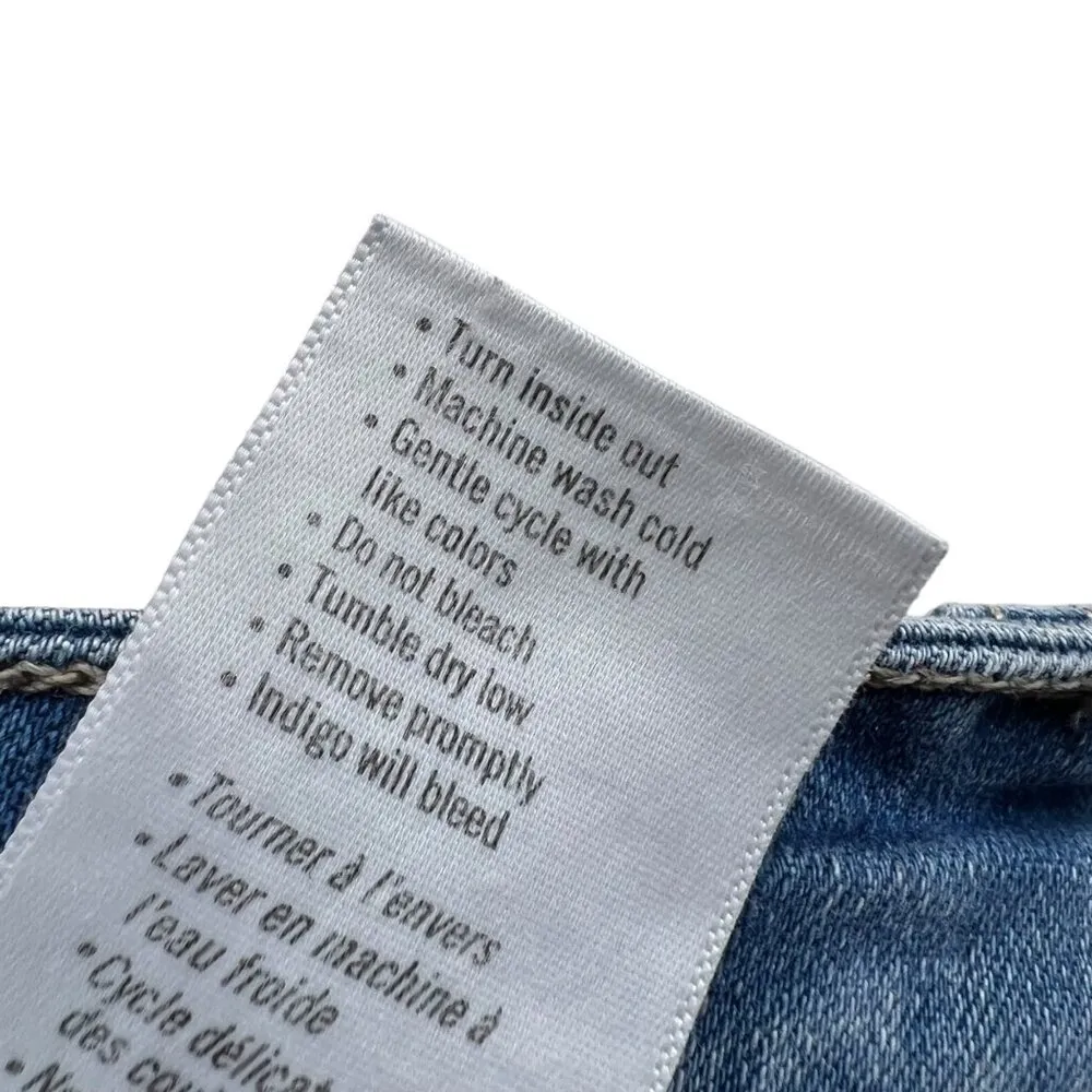 Paige Verdugo Ankle Ariza Destructed Jeans Distressed Blue Slim fit Size 32 - Image 10