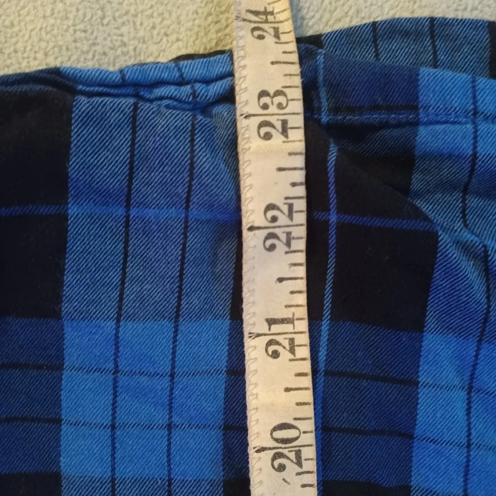 Victorias Secret Flannel Pajama Top Women's Small Petite Blue Plaid Long… - Image 7