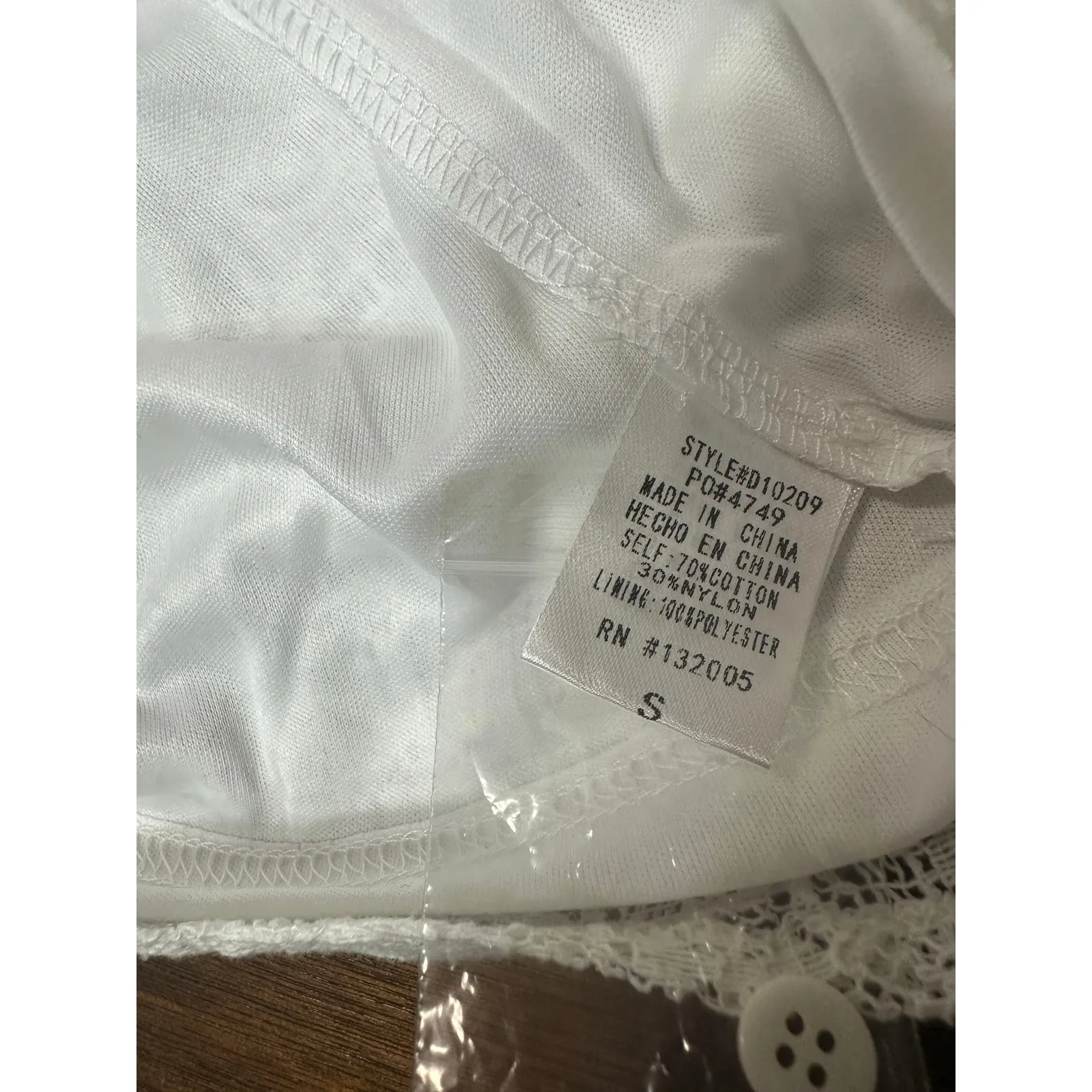 Floral Embroidered Lace Cottage Western Boho Coquette Soft Dress Small Festival - Image 2