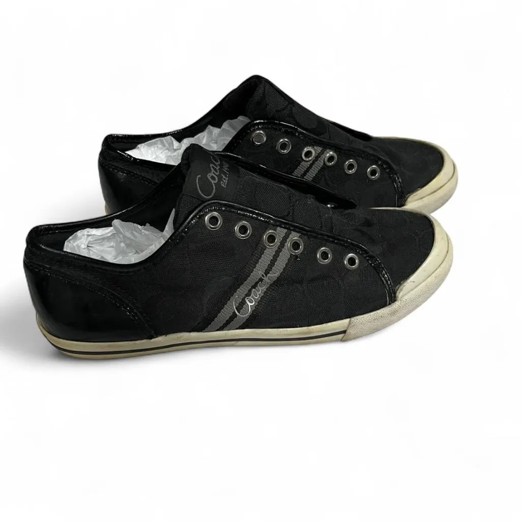 Coach Black Sneakers converse street style - Image 2
