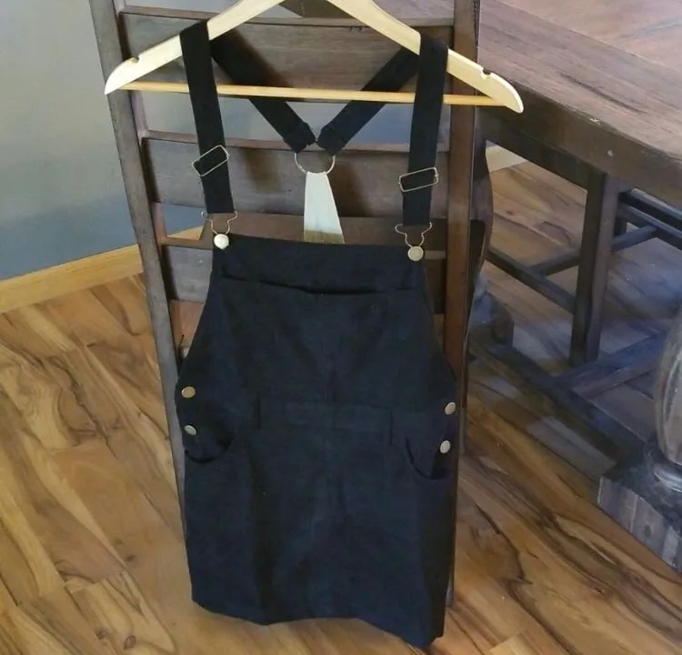 These Three Boutique Black Corduroy Overall  - Image 3