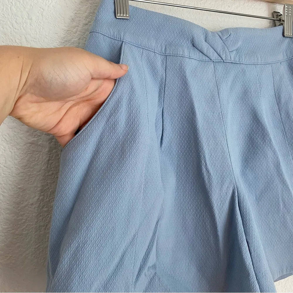 Apuweiser-Riche light blue high waist petal shorts size 1 / XS - Image 3