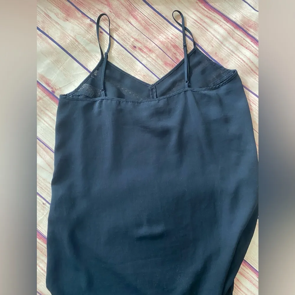 EXPRESS  Black Adjustable Downtown Cami, Open Slit, Size XS - Image 4