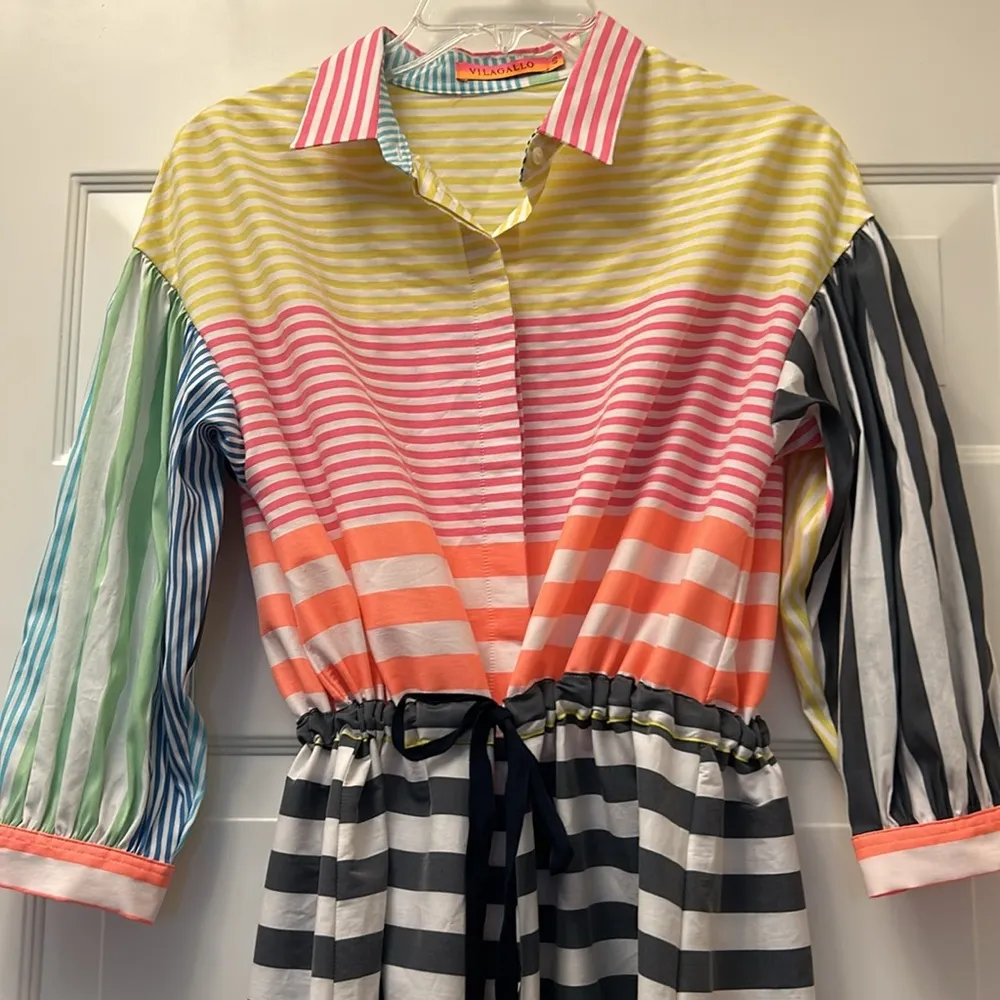 Vilagallo Lipa multicolour dress Pink Size undefined - Image 4