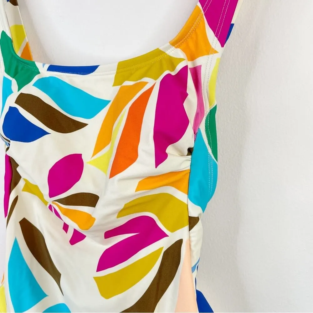 Tabitha Brown x Target Tropical Colorful One piece swimsuit bathing suit swim XS - Image 5
