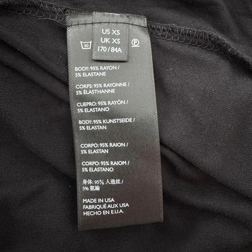 Free People Beach X-Small Hi-Low Maxi Skirt Smocked Waist Front Slit Stretch - Image 7