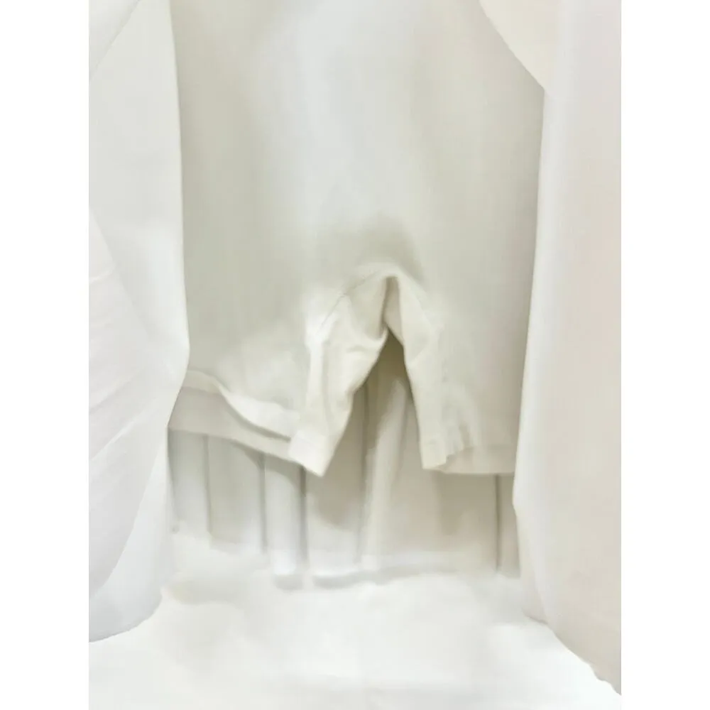 Juicy Couture High Waisted Pleated Skirt Tennis Short Liner White Women's Size M - Image 5