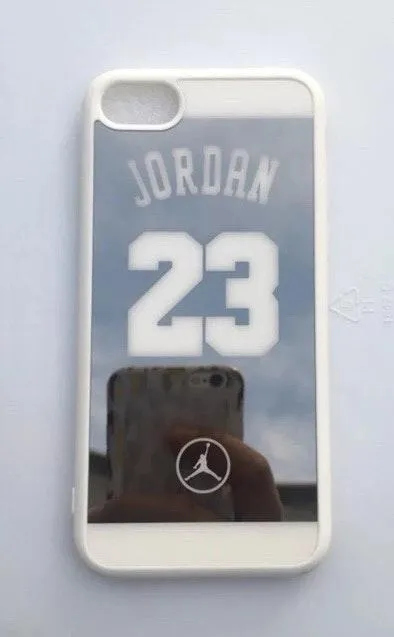 iPhone 6/6s Cute HD NBA Michael Jordan Mirror Case White  - Image 3