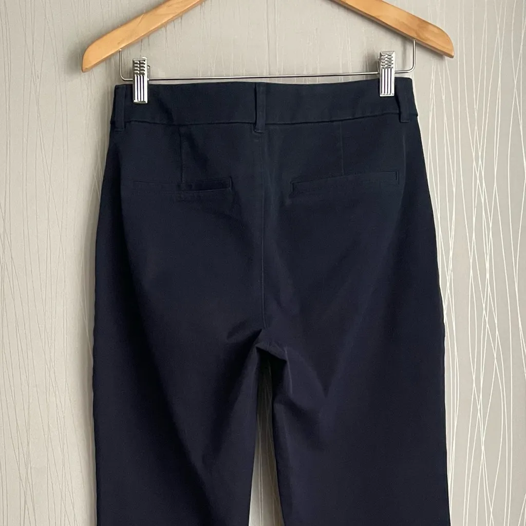 Old Navy Pixie Pants Women’s Size 6 Navy Blue High Rise Straight - Image 6