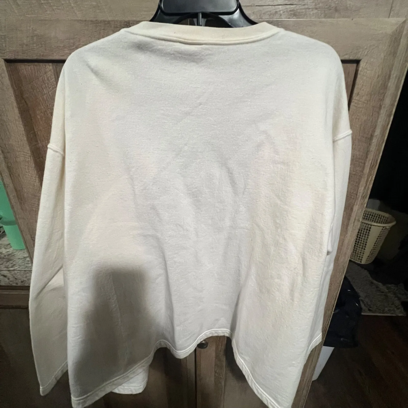 Vintage Poinsettia Cardigan Sweater‎ Holiday Christmas Grandma Core - Image 4