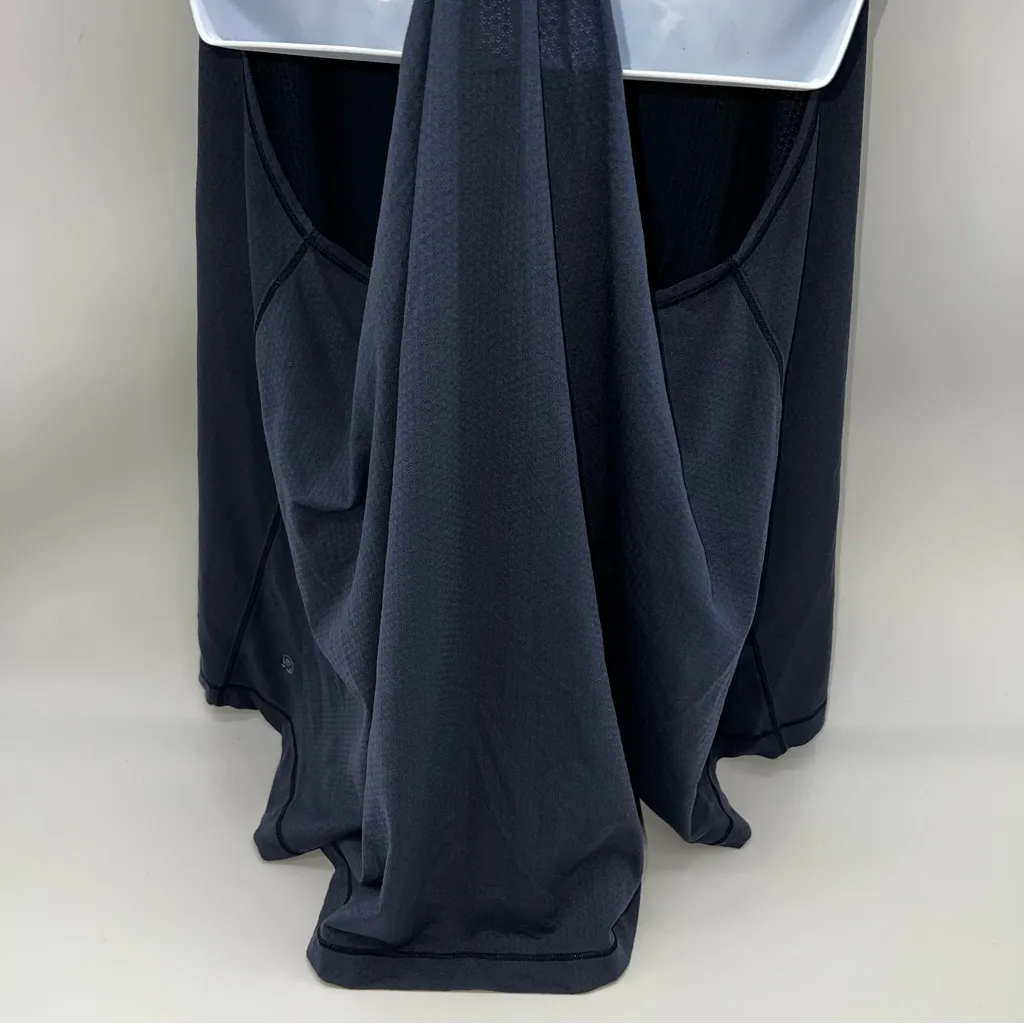 Lululemon Athletica Women’s Deep Blue Tank Top w/Teal Built in Bra-Size 8 - Image 6