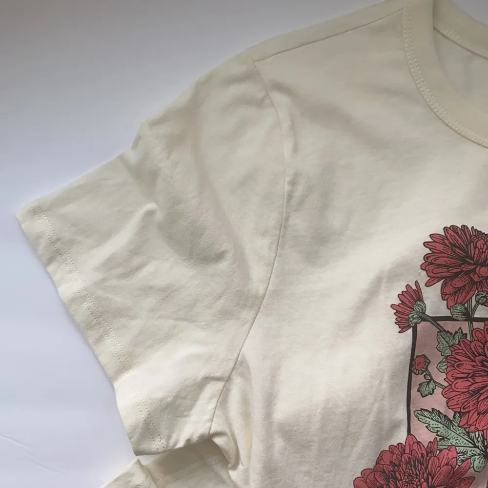 MTV Music Television floral graphic print t - Image 2