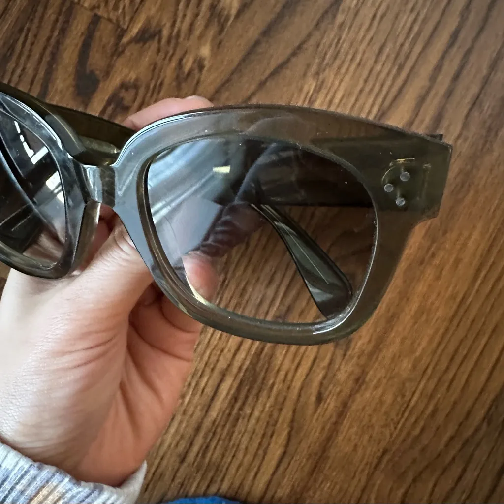 Celine 3 Dots CL4002UN Bold Sunglasses - Olive - Image 5