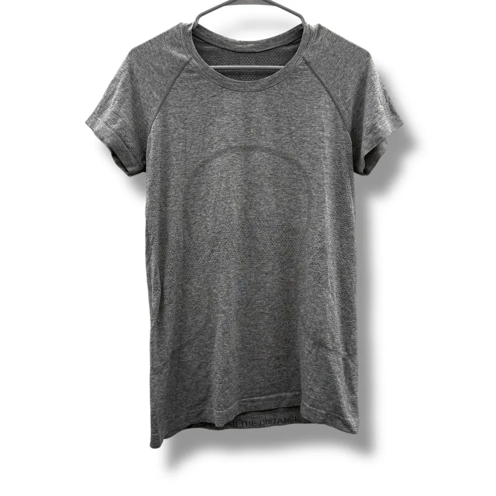 Lululemon Swiftly Tech Short Sleeve Activewear Shirt in Gray/Slate Sz‎ 10 - Image 3