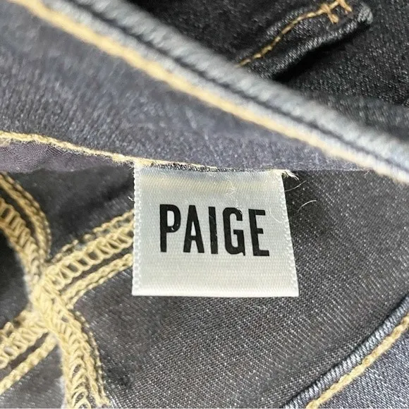 Paige Denim Hoxton Ultra Skinny Mid-Rise Jeans Nottingham Dark Wash Size 26 | 2 - Image 14
