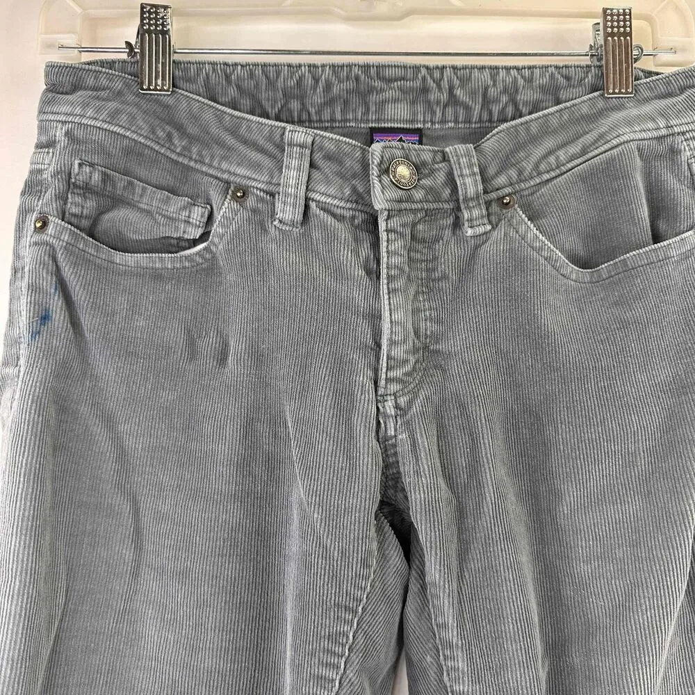 Patagonia Gray 5-Pocket Corduroy Fitted Pants Straight Jeans Size 26 - Image 2