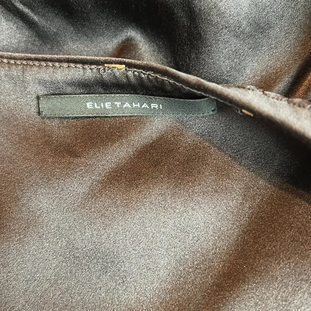 3/$15 ELIE TAHARI silky brown tank - Image 5