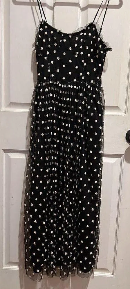 Beautiful Zara tulle embroidered dress - Image 4