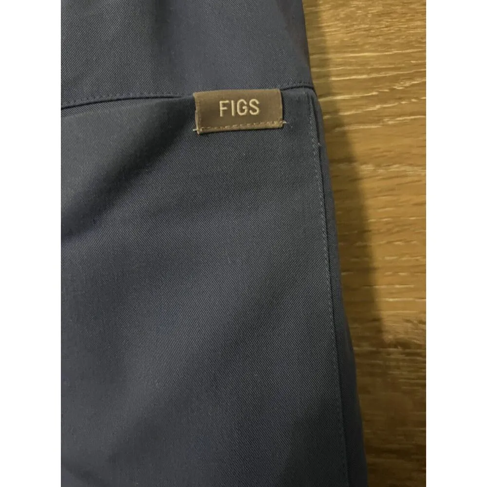 FIGS Women Technical Collection Scrub Blue Pants Size Small Pockets Medical - Image 11