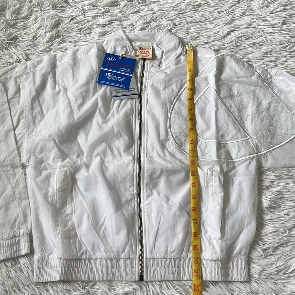 CHAMPION C Concept Full Zip Track Jacker In White Size XS - Image 9