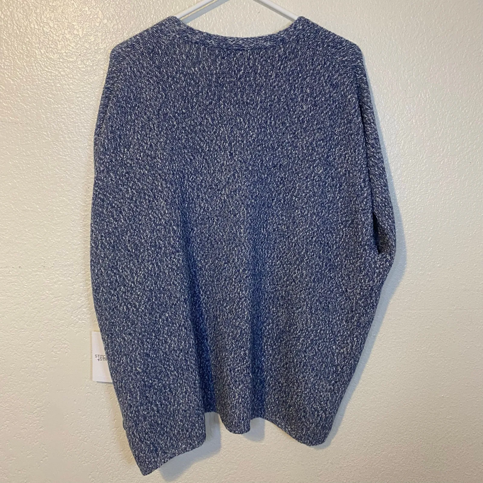 Stitches & Stripes‎ 2 Piece Matching Set Sweater Tank & Short Sleeve Cardigan S Blue - Image 8