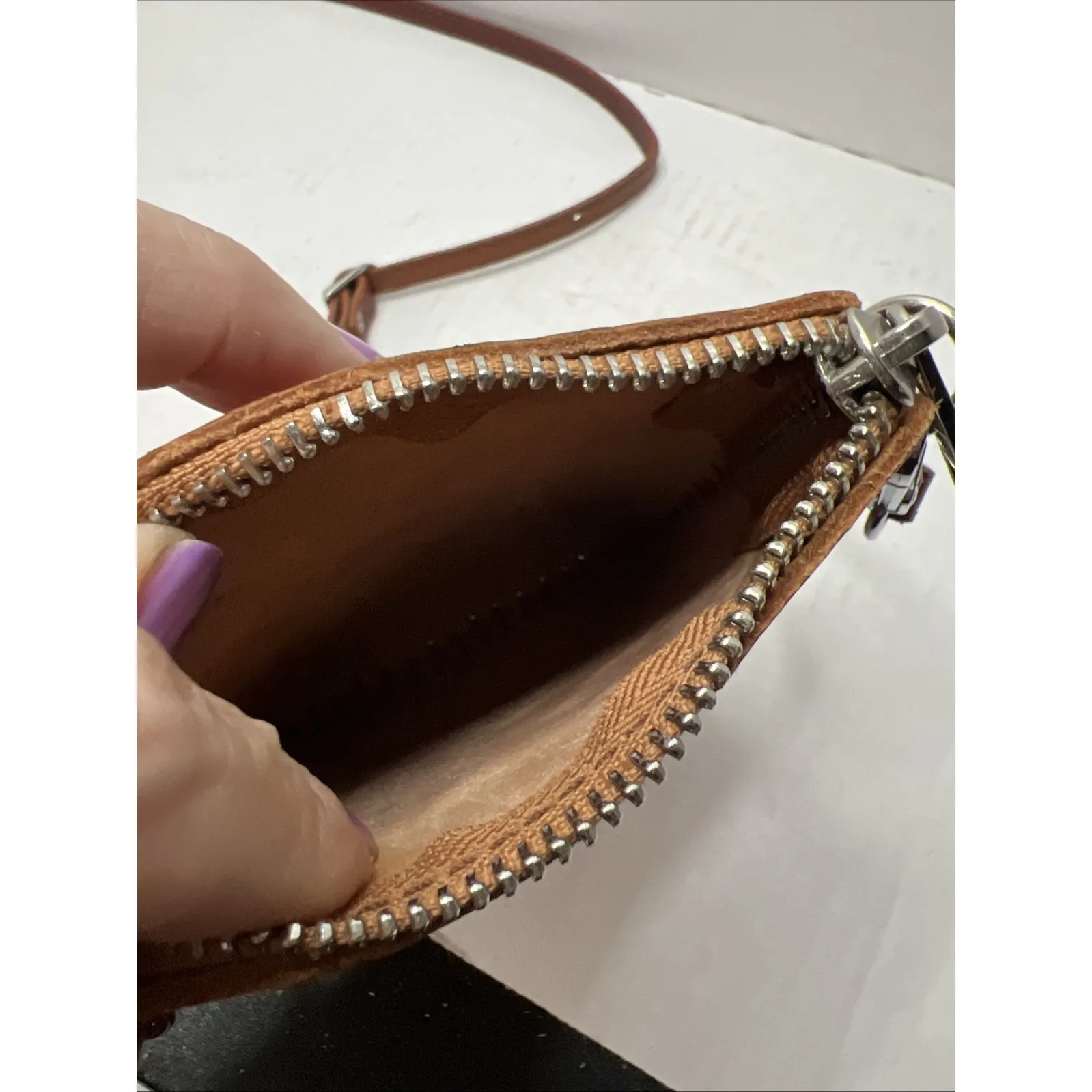 Aloha Island Bag Brown Floral Hawaiian Leather Crossbody Purse From Hawaii - Image 5