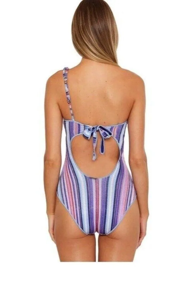 Becca Rebecca Virtue South Coast Arabella Asymmetrical One-Piece Size Small NEW - Image 8