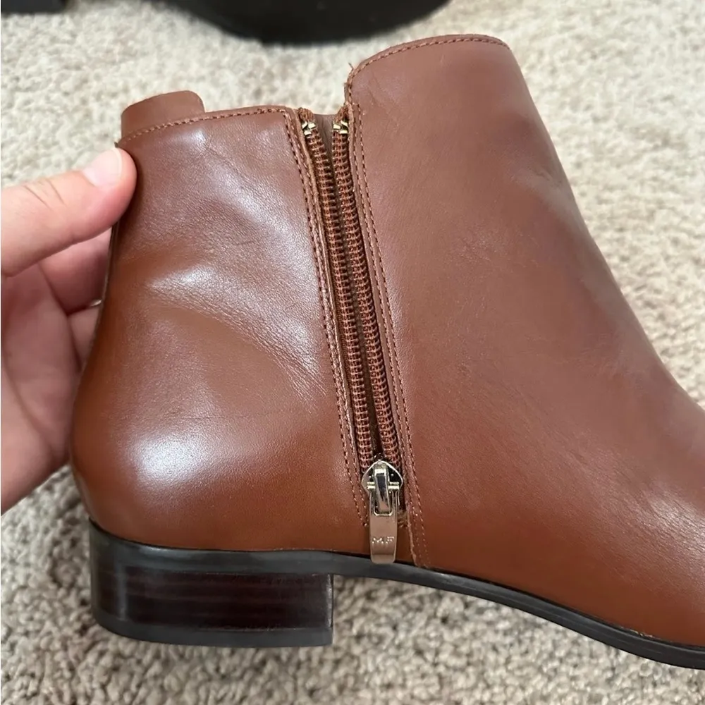 Marc Fisher Brown Geri Ankle Booties sz 11 NEW - Image 8