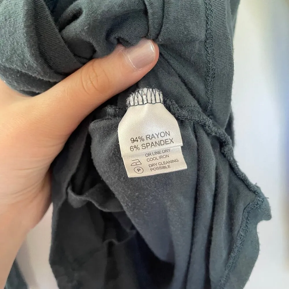 Milk nursingwear turquoise green long sleeved shirt rayon top women's size M Size M - Image 6