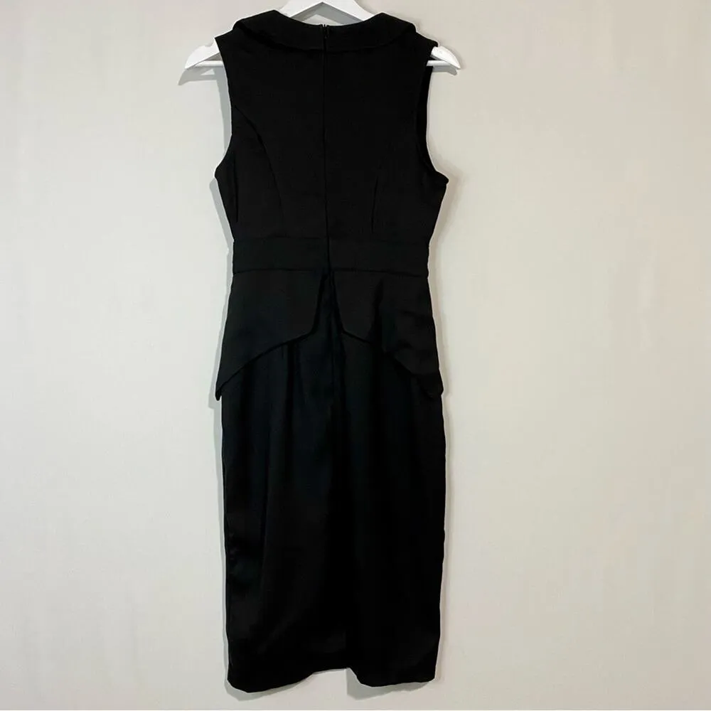 Lioness Women’s Sleeveless Plunging V Neck Midi Dress Black Size Small NWT - Image 10