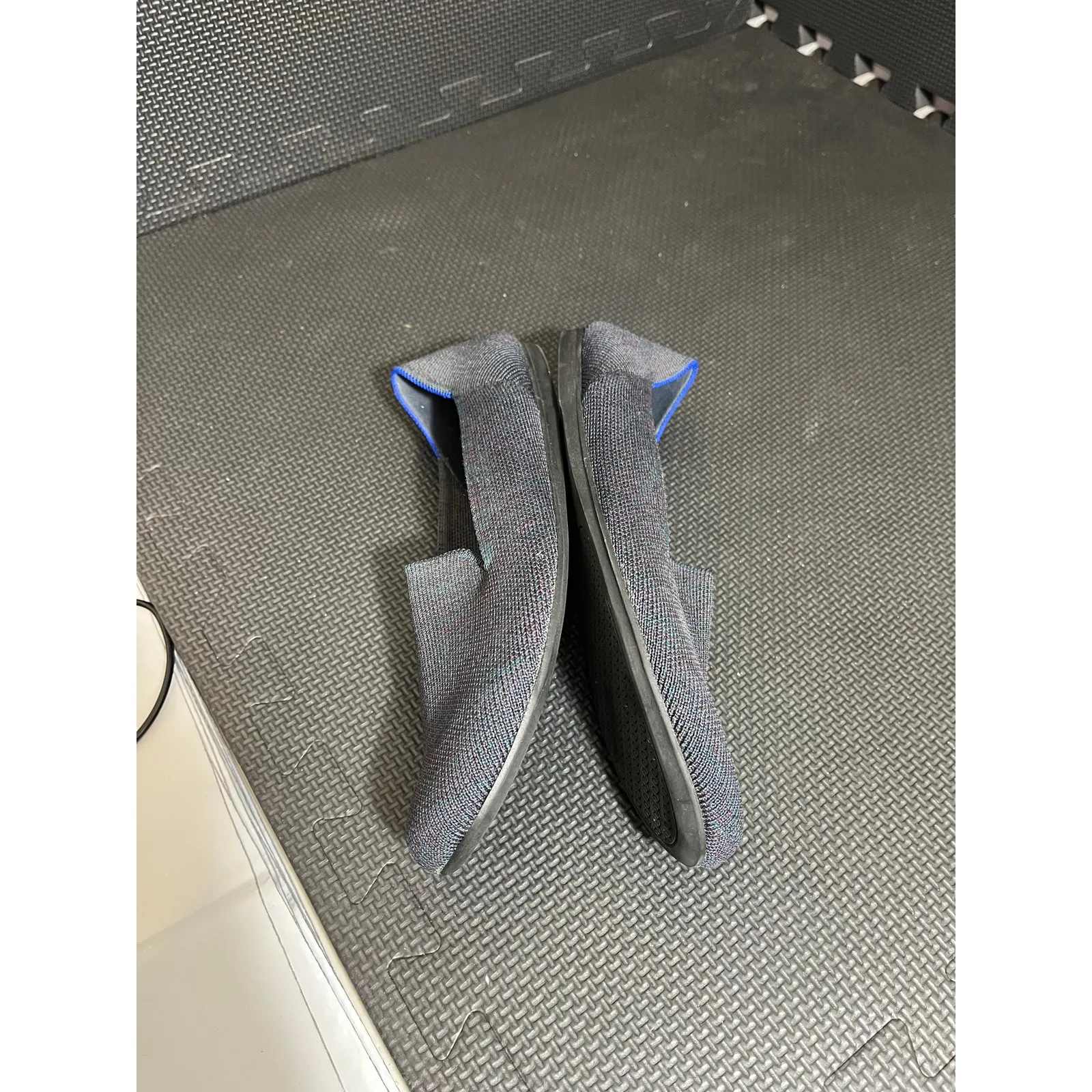 Rothys The Loafers Women's Size 8 US Blue Navy Heather Round Toe Slip on Shoes - Image 5