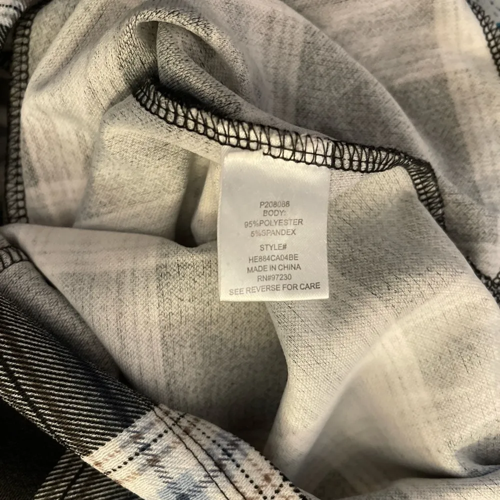 Almost Famous black & white plaid high waisted strappy romper with pockets. Sz S - Image 5