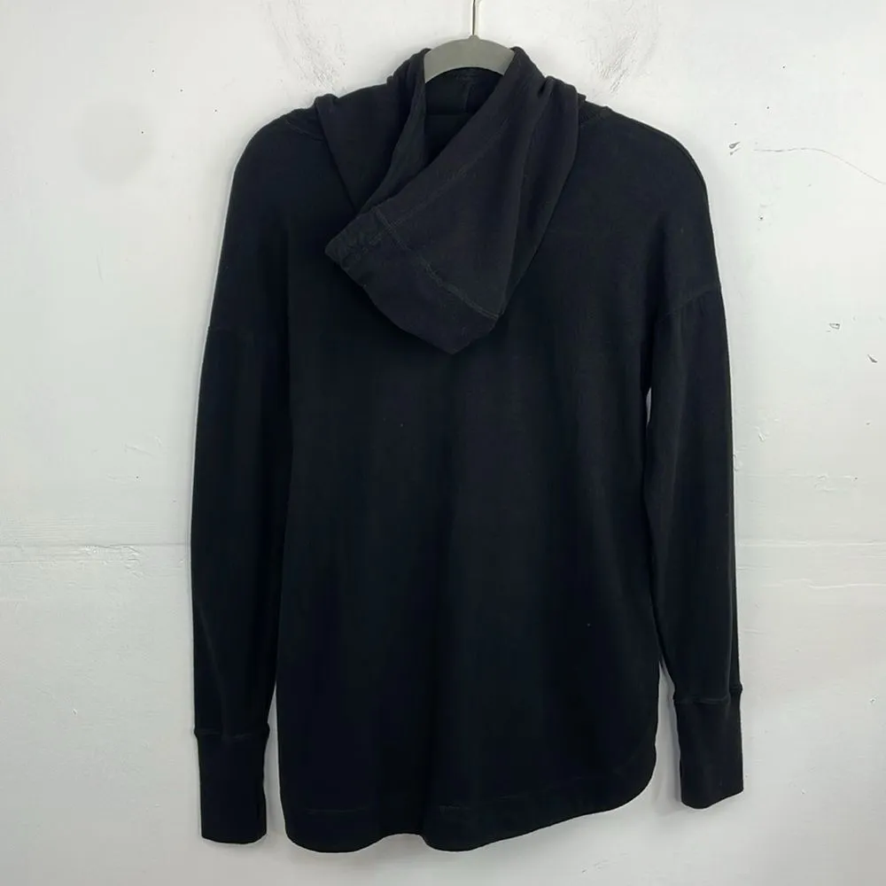 Sweaty Betty Black Escape Luxe Fleece Hoodie size XS relaxed fit - Image 4