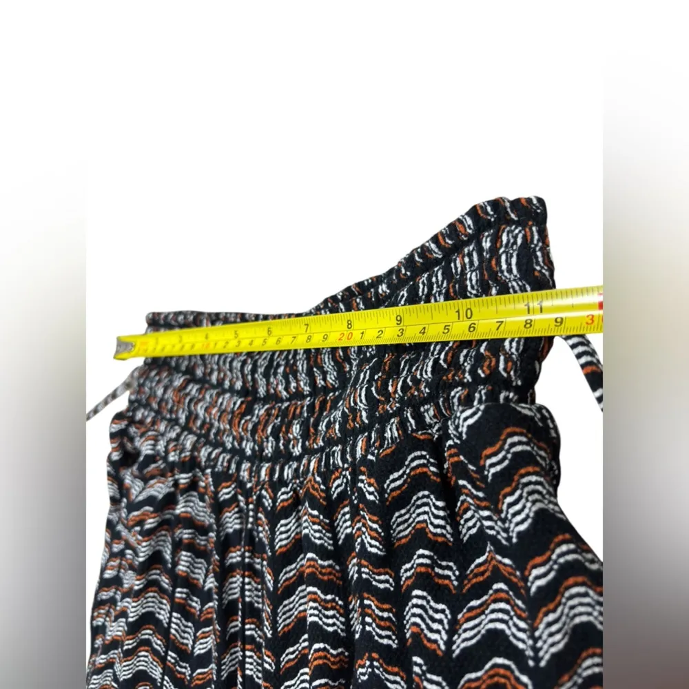 Anthropologie Women's Black Orange Aniya Pull On Balloon Jogger Pants XS EUC - Image 10